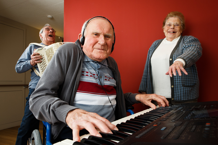 La musique des retraités.