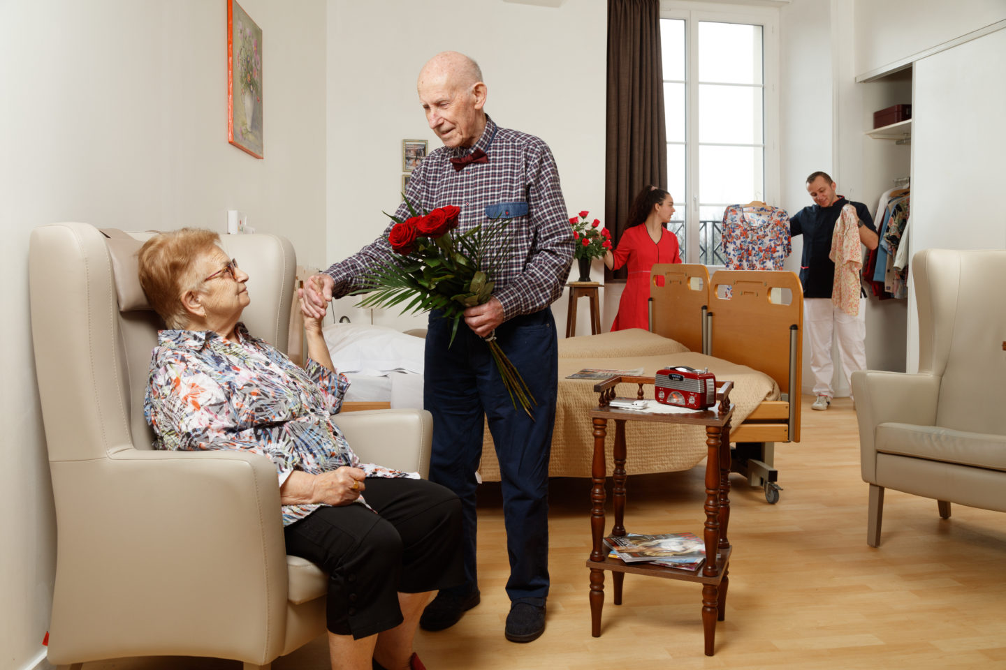 La Saint Valentin en Maison de retraite.