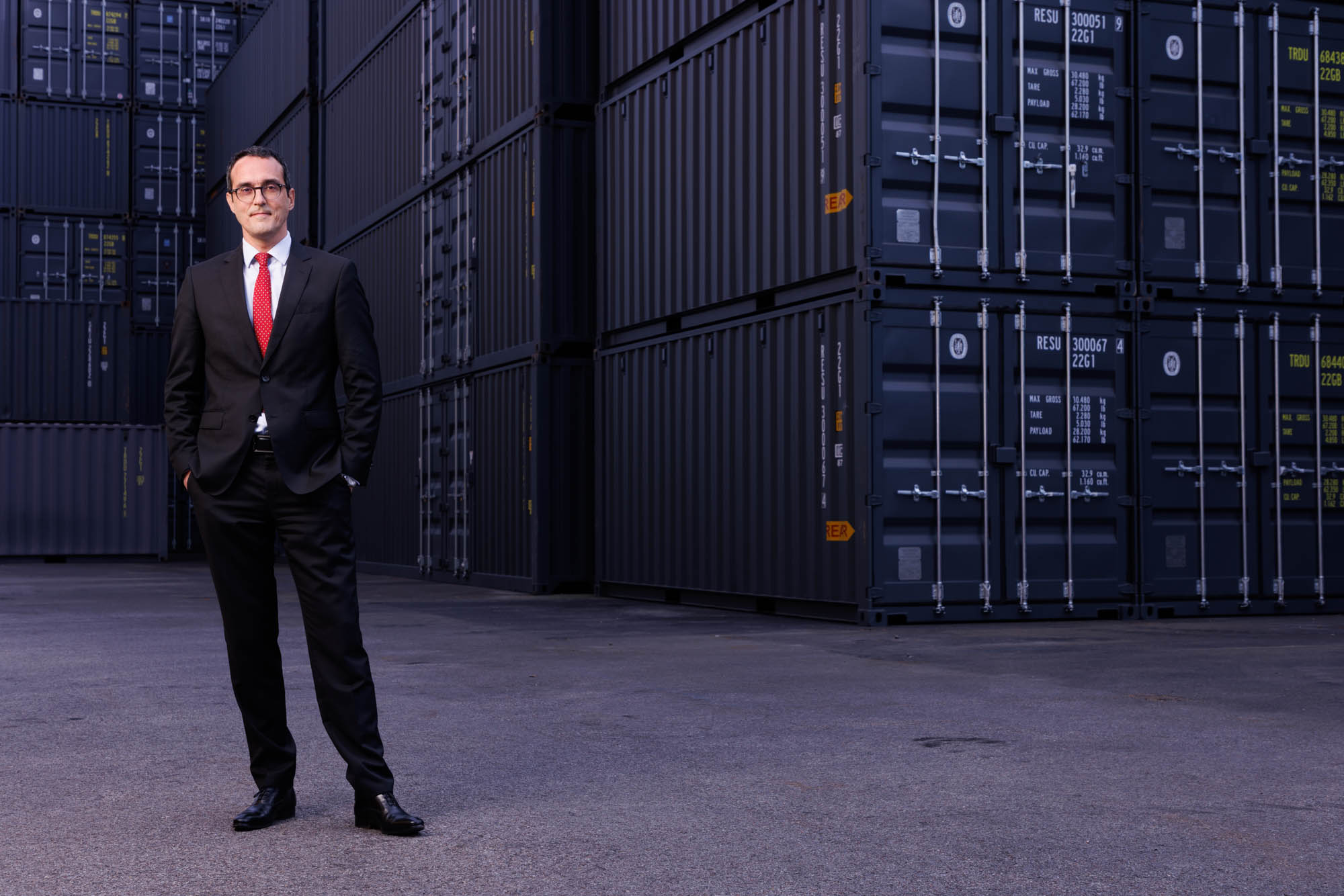 Portrait corporate sur site au Havre — David Morganti