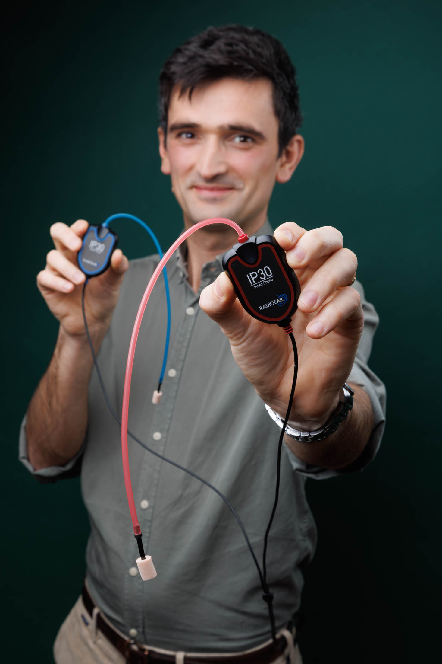Audiomètre et inserts pour test auditif — Dyapason, photo David Morganti