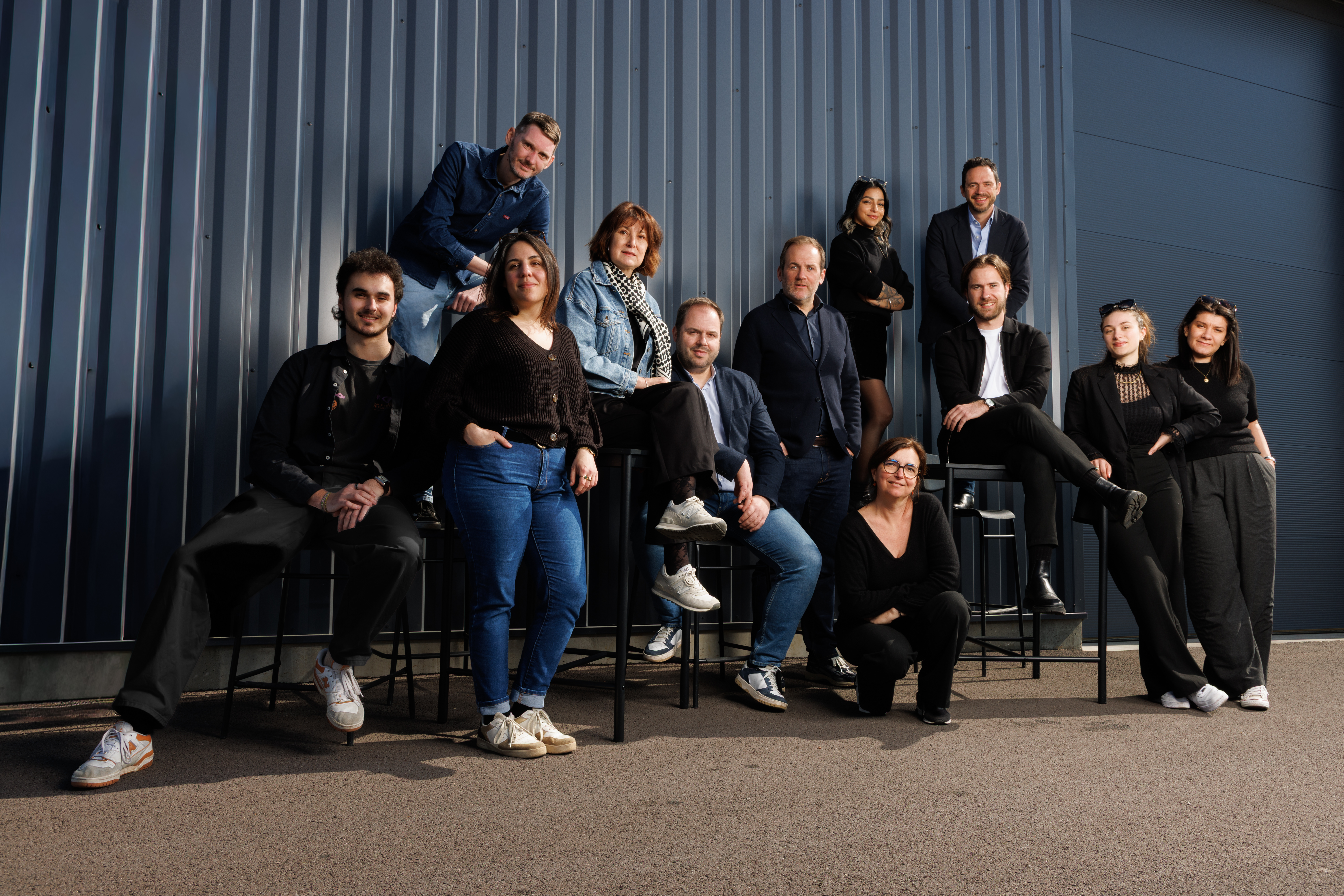 Photo de groupe dirigeants sur site — David Morganti photographe