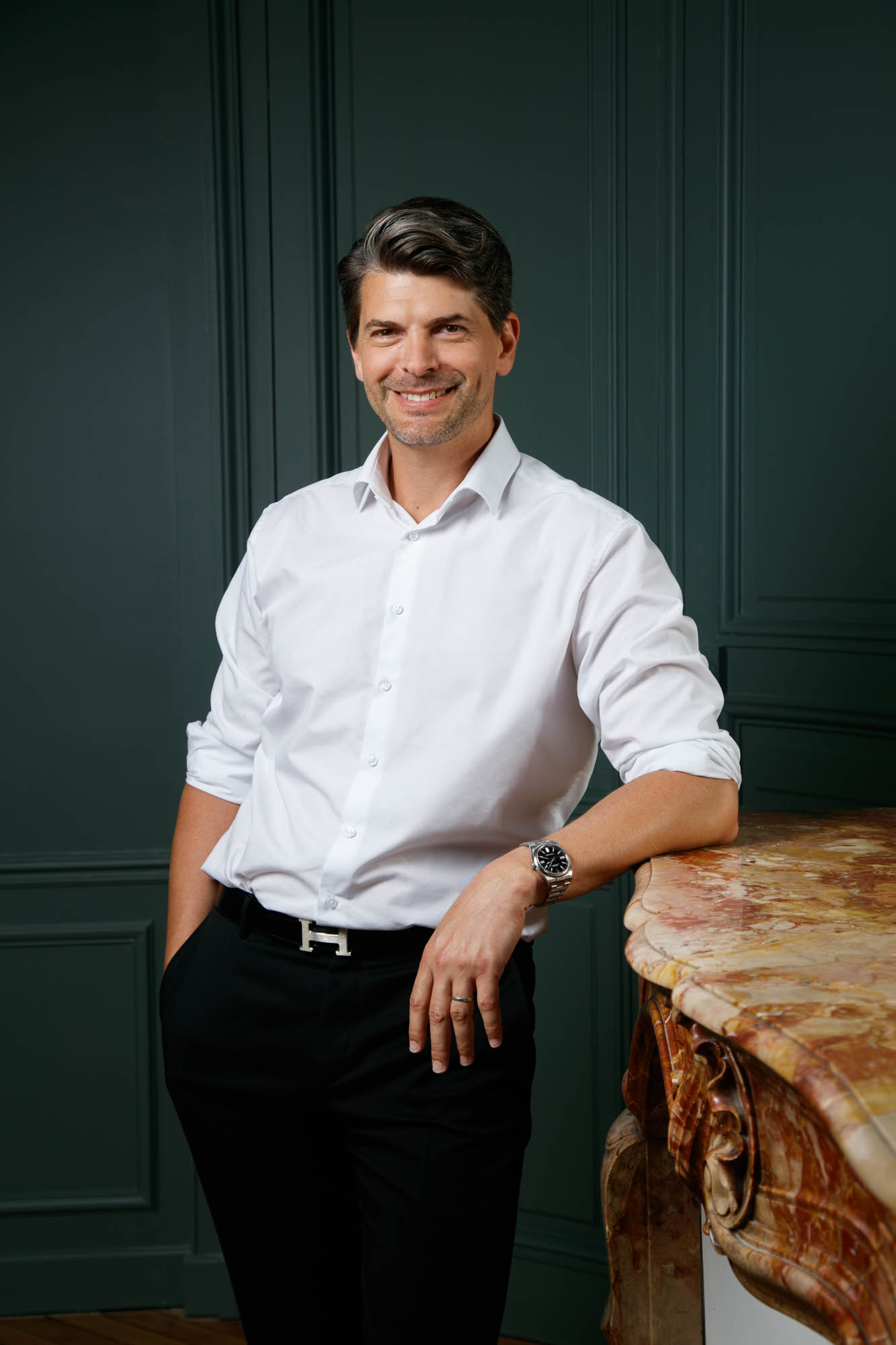 Portrait d'avocat en cabinet — Franck Gomond, photo David Morganti