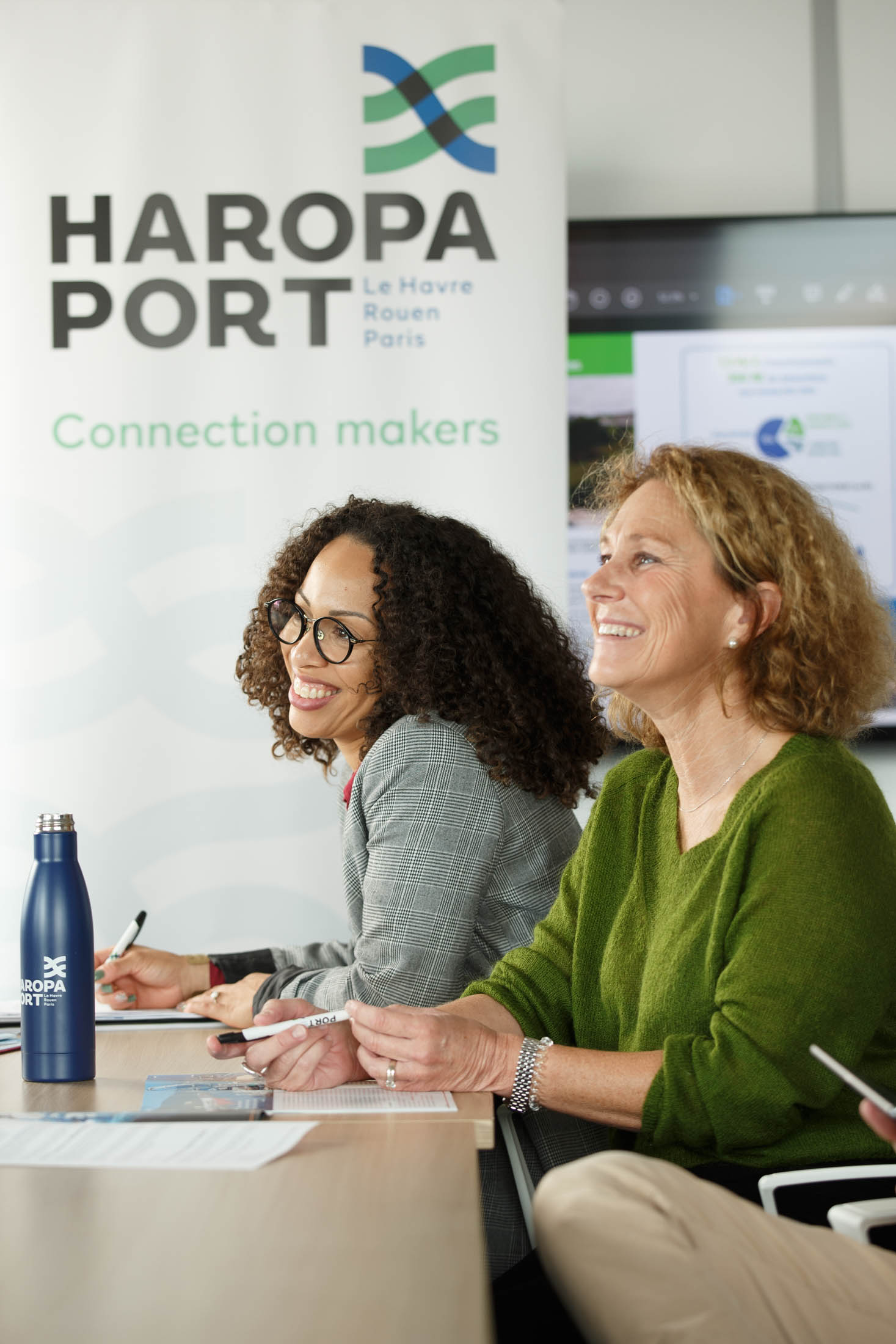 Collaboratrices d’HAROPA PORT lors d’un événement professionnel — HAROPA PORT, photo David Morganti