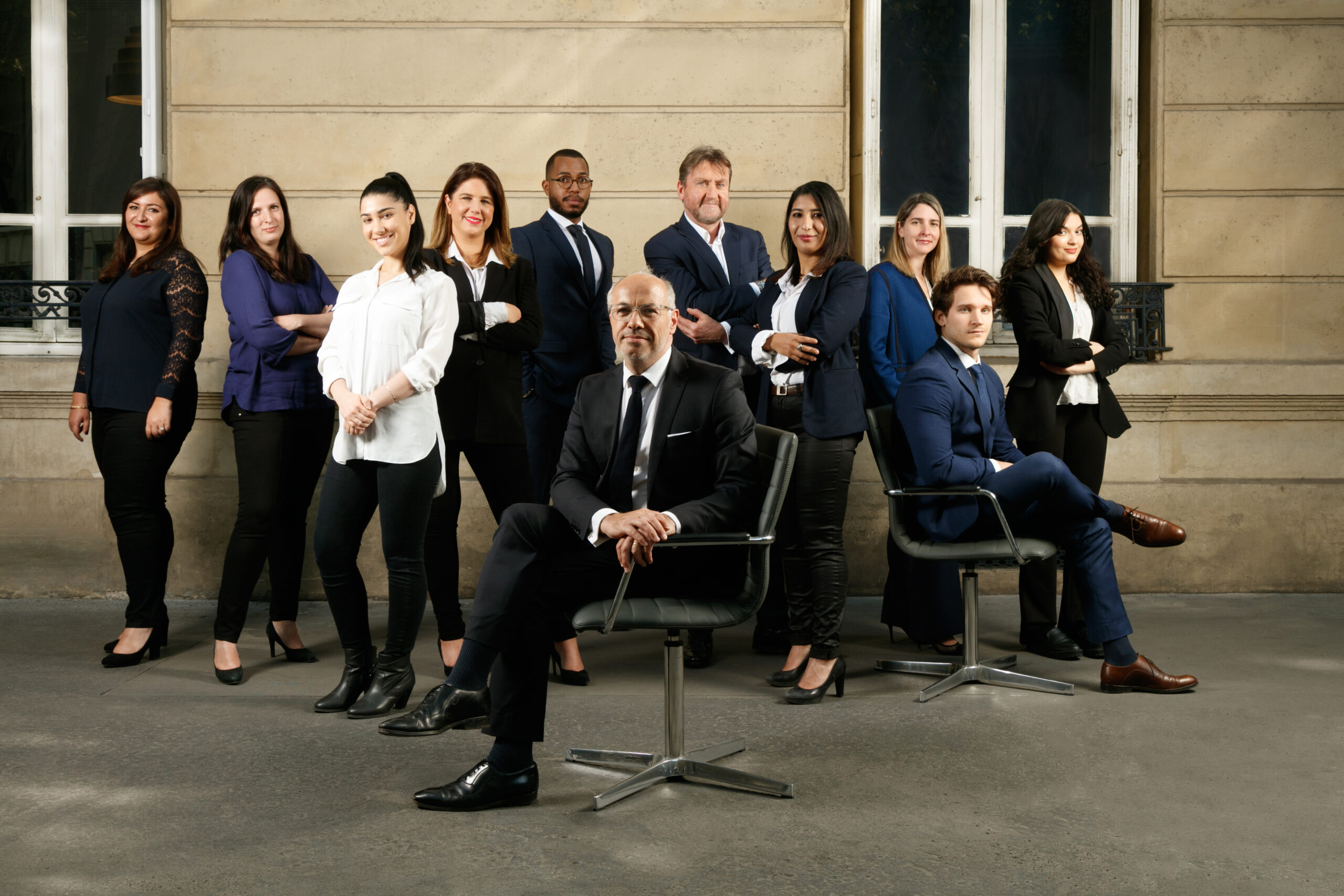 Portrait corporate studio Rouen — David Morganti photographe