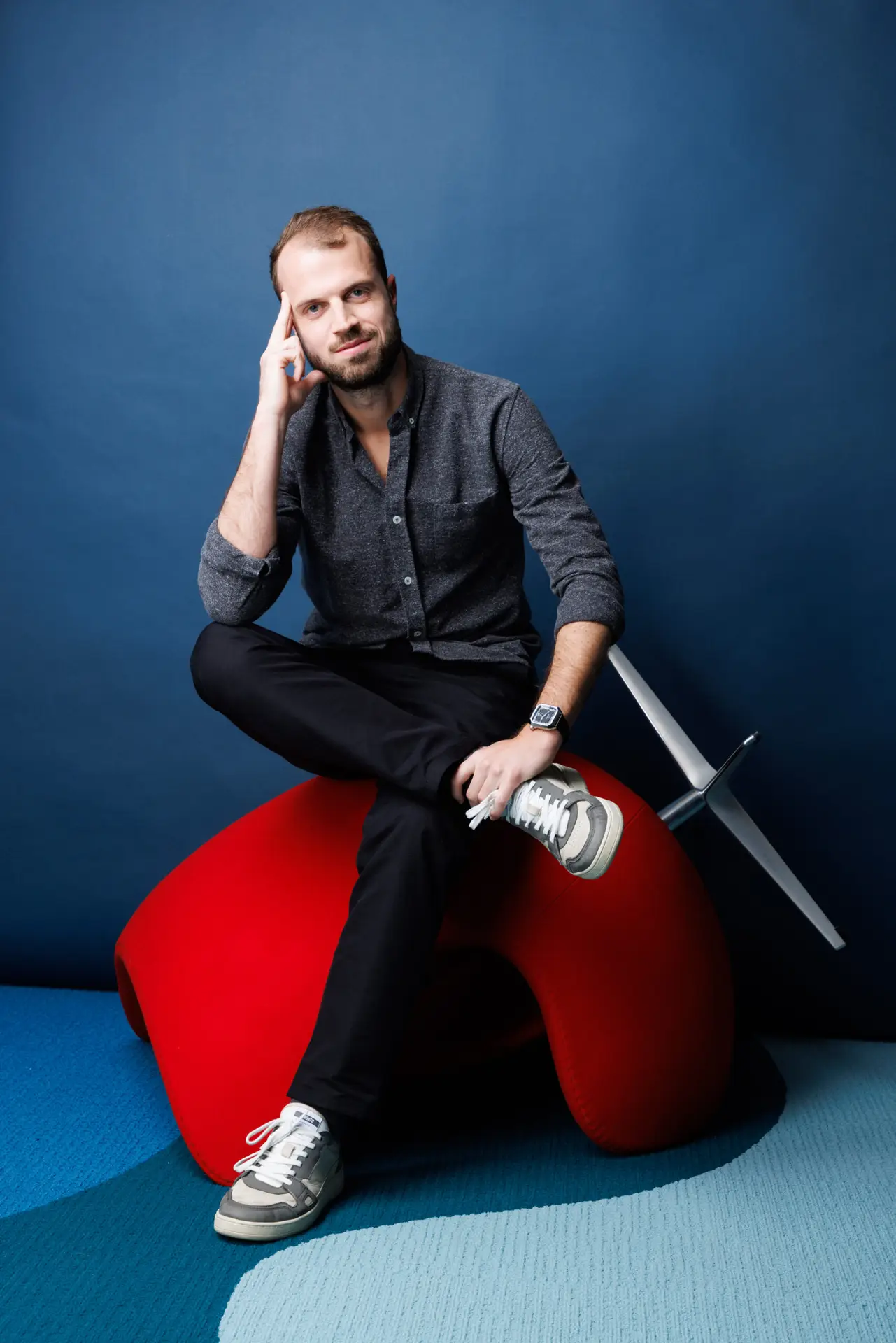 Portrait corporate sur site — David Morganti photographe Rouen