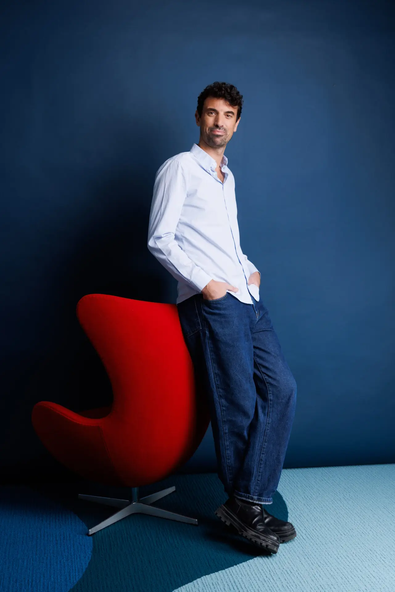 Portrait professionnel sur site — Photographe corporate Normandie